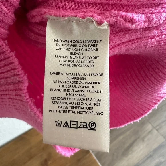 Free People Pink Sweater Tank Size Small - Picture 4 of 6